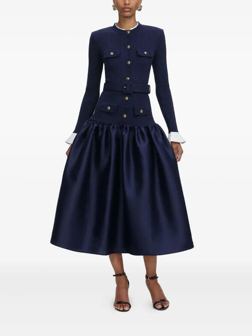 belted bubble dress